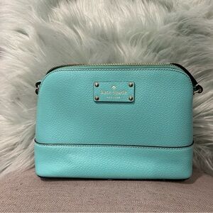 Kate Spade Blue Crossbody Bag with Dome Shape